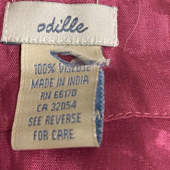 Y2K Anthropologie Embroidered Sequin Lace Viscose Skirt - Picture 6 of 6